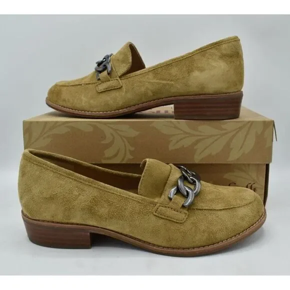 Sofft Womens Size 7.5 Nevara Hazelwood Suede Slip On Loafers Shoes - Picture 3 of 12